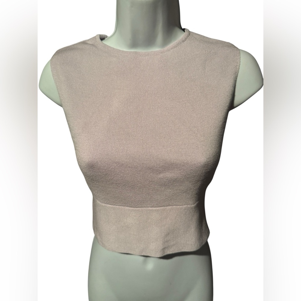 Women's Tie Back Crewneck Sweater Tank Top - Wild Fable Light Violet XS